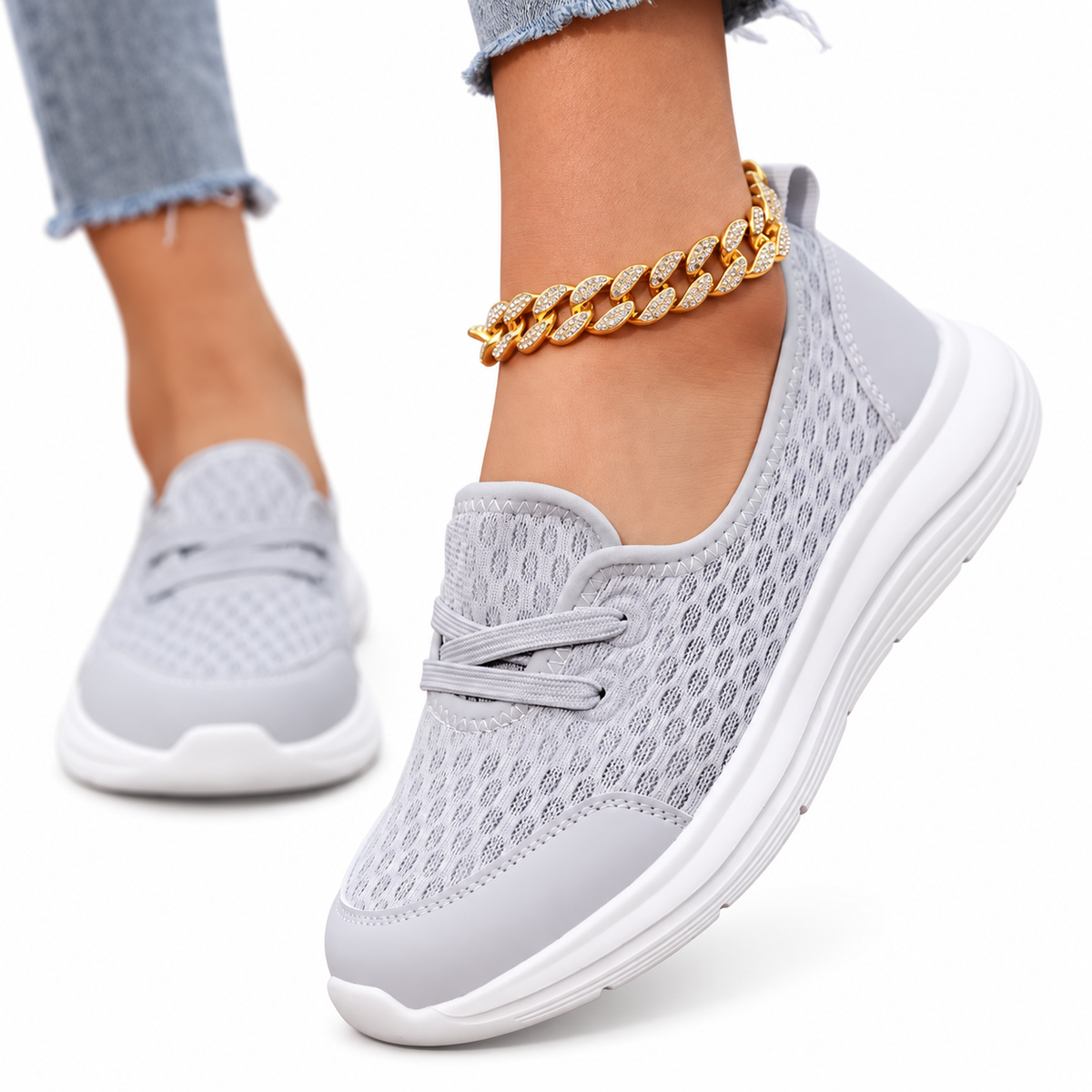 Sneakers Donna in Mesh Leggero e Traspirante