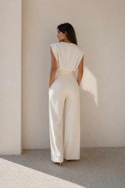 Valeria Linen Mono Suit
