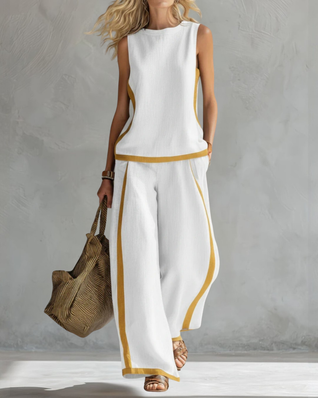The Aurora Grey Linen Co-ord