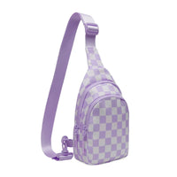 Checkered Light Purple