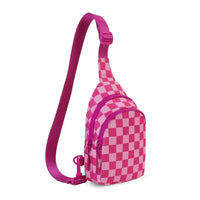 Checkered Hot Pink