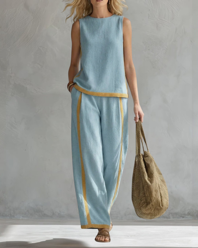 The Aurora Grey Linen Co-ord