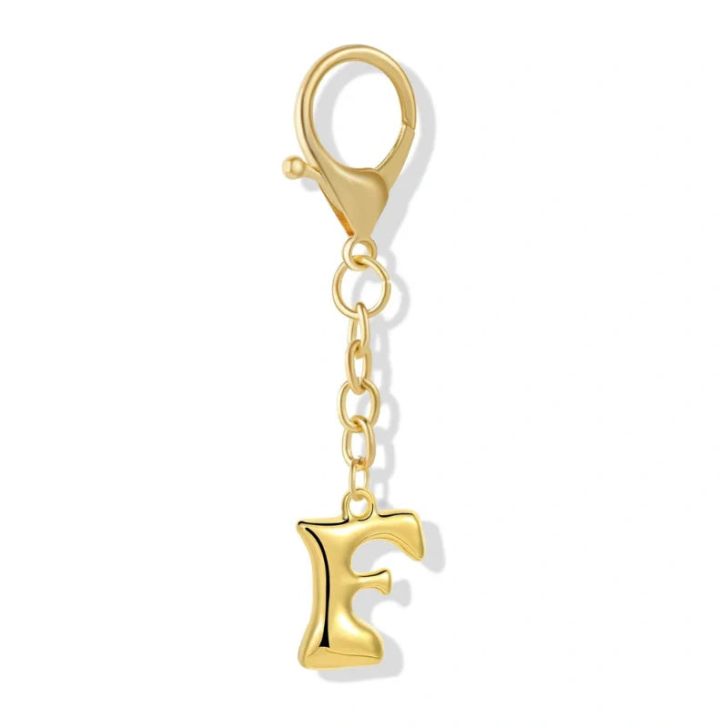 Bubble Lettera Iniziale - Charm per borsa