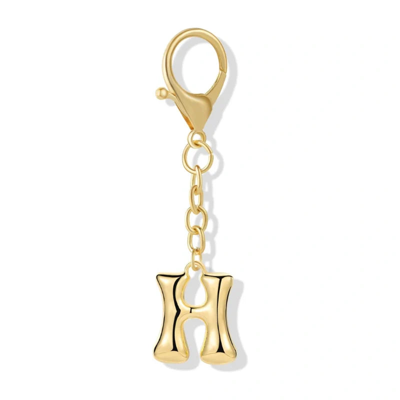 Bubble Lettera Iniziale - Charm per borsa