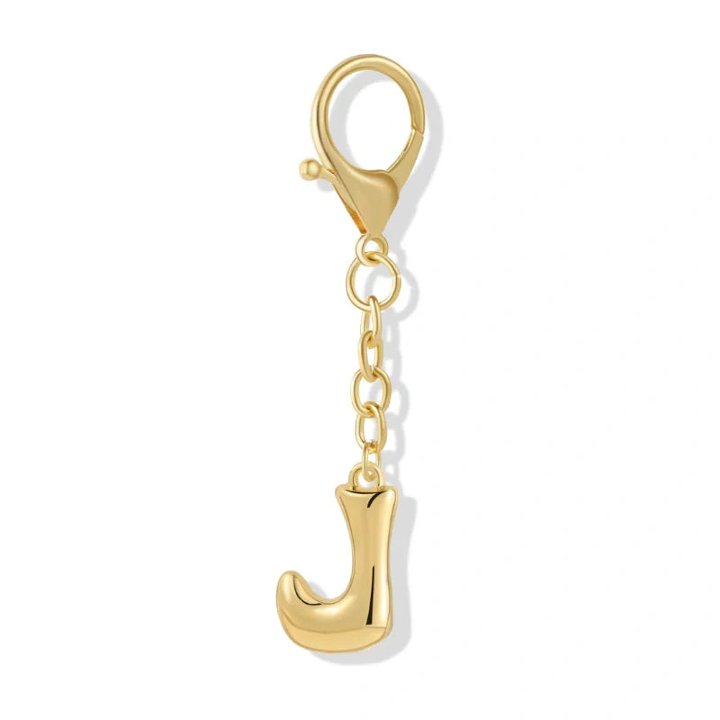 Bubble Lettera Iniziale - Charm per borsa
