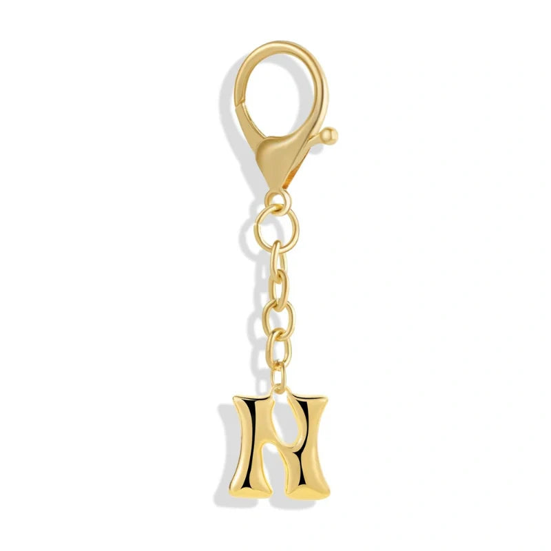 Bubble Lettera Iniziale - Charm per borsa