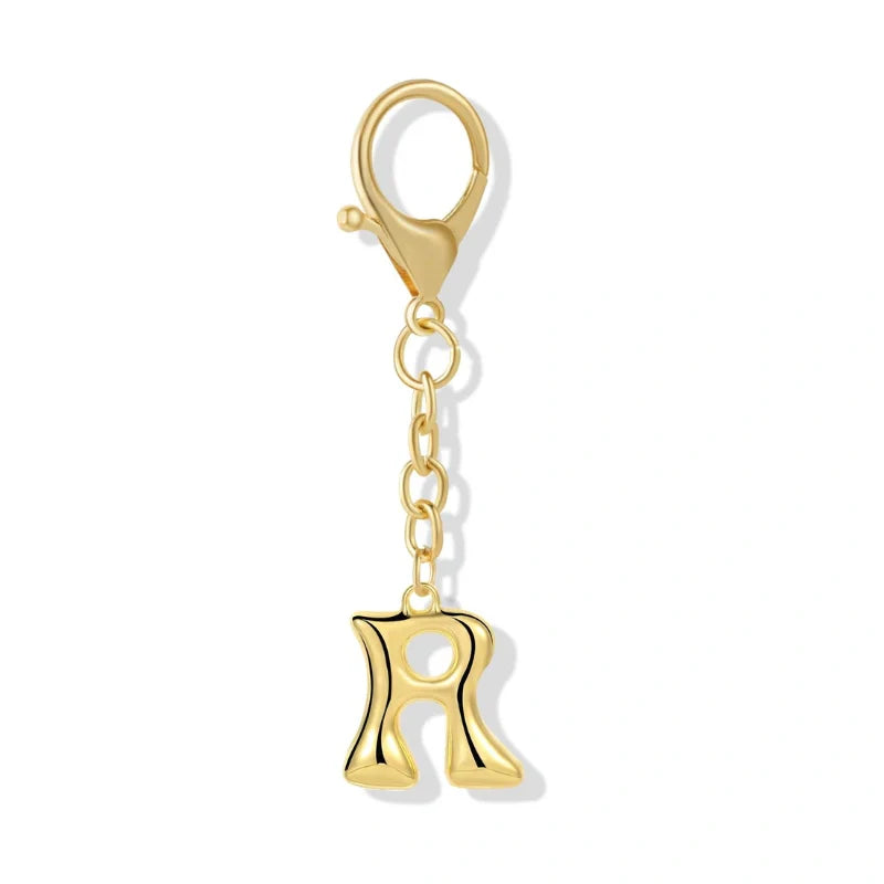 Bubble Lettera Iniziale - Charm per borsa