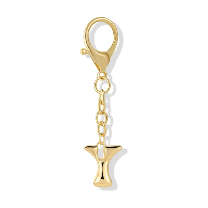 Bubble Lettera Iniziale - Charm per borsa