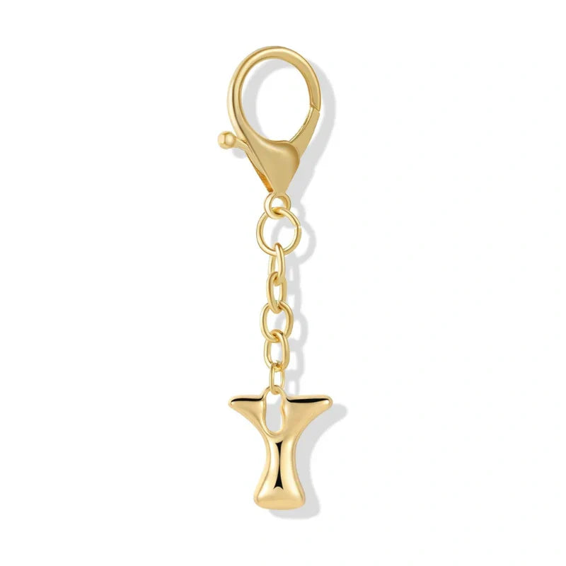 Bubble Lettera Iniziale - Charm per borsa