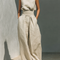 Maria - Women's Minimalist Tank Top & Wide-Leg Pants Set