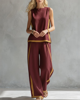 The Aurora Grey Linen Co-ord