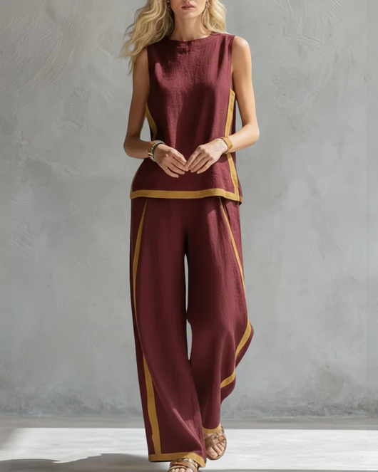 The Aurora Grey Linen Co-ord