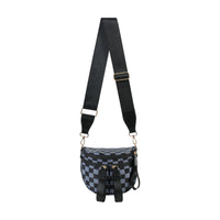 Checkered Gray and Black
