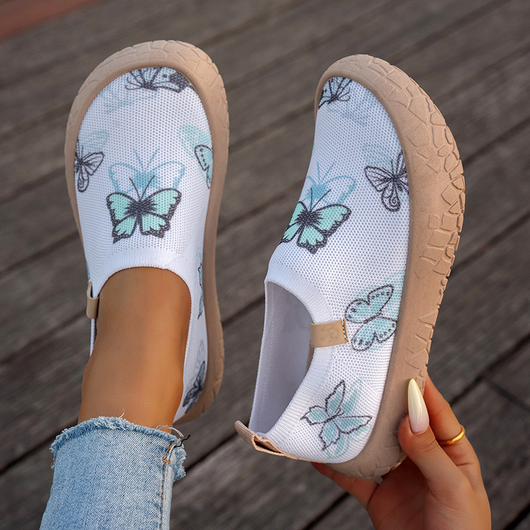 Graffiti Print Sneakers