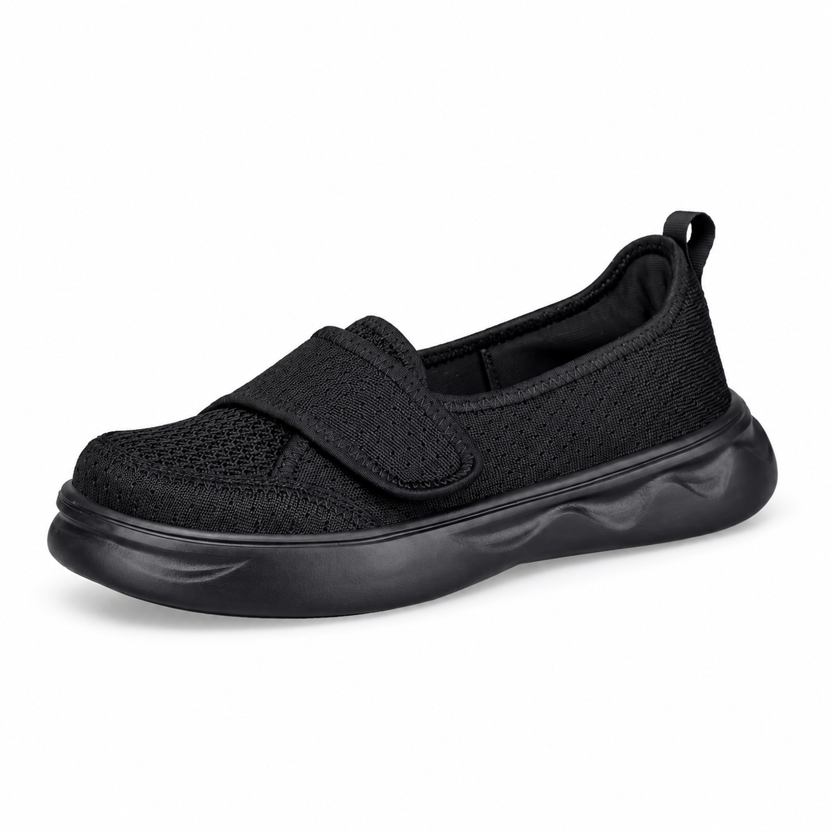 Scarpe Donna a Pianta Larga con Chiusura a Strappo