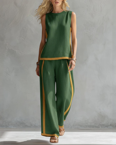 The Aurora Grey Linen Co-ord