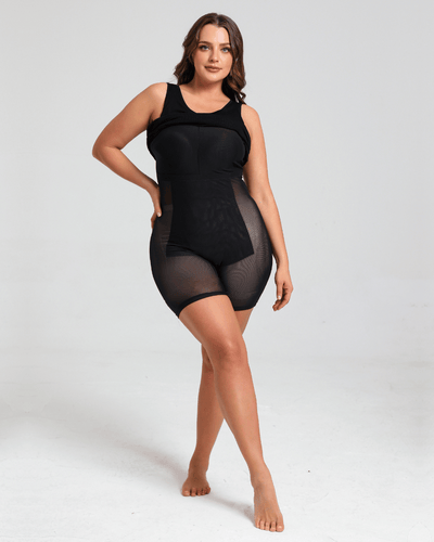 Crew Neck Midi Shapewear Dress