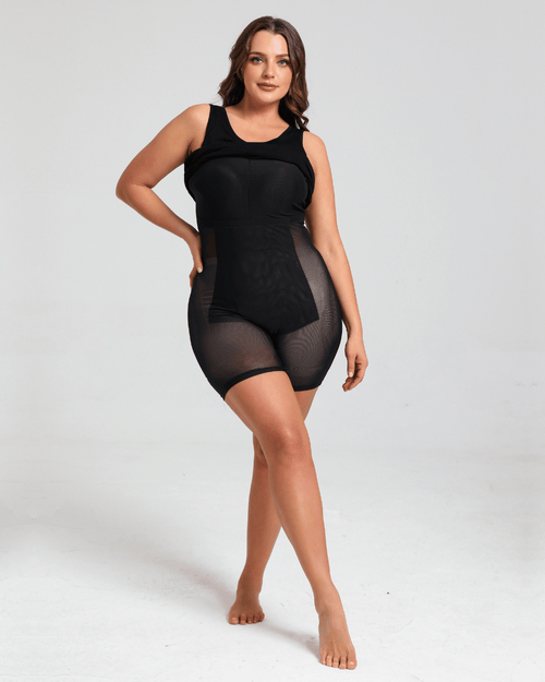 Crew Neck Midi Shapewear Dress
