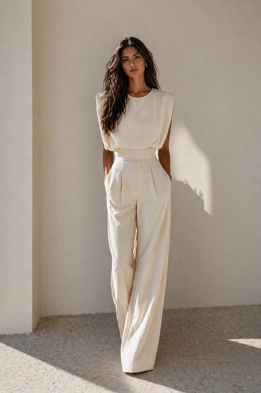 Valeria Linen Mono Suit