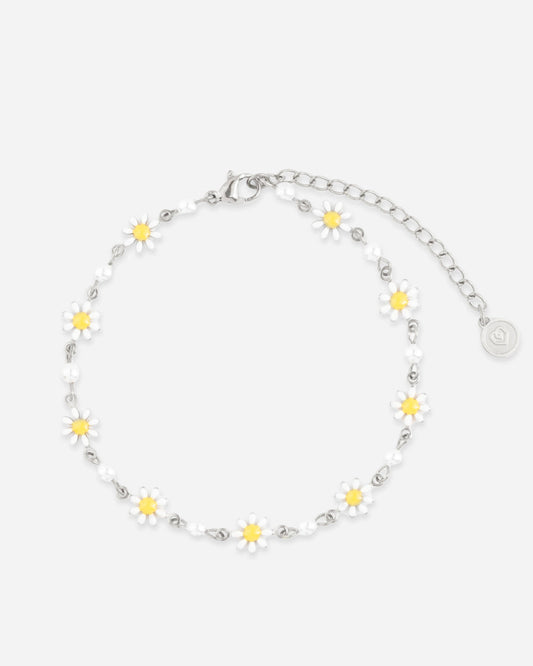 ANKLET Daisy Chains - Silver