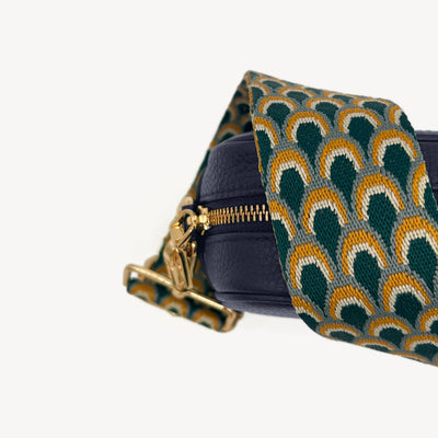 Teal Peacock Strap