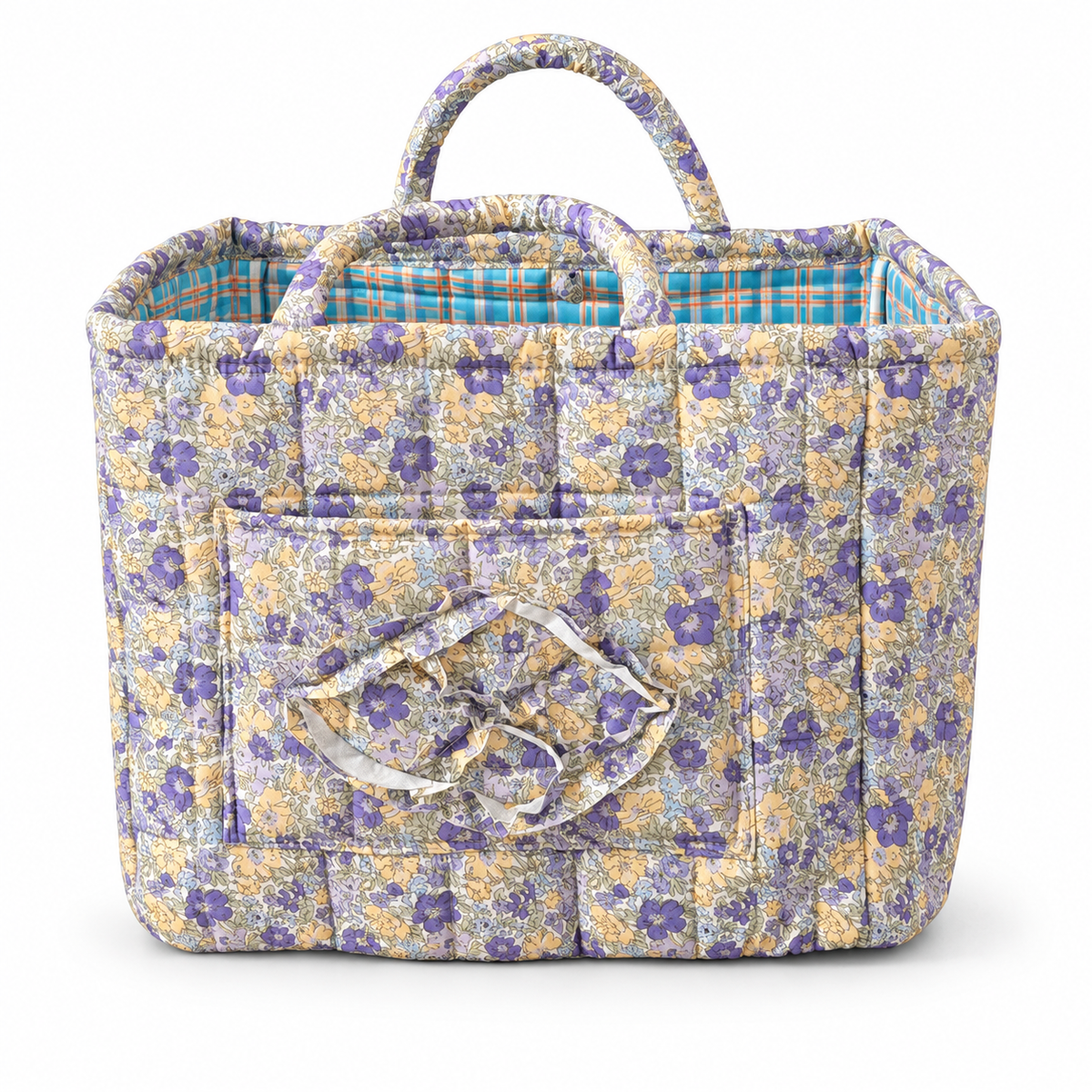 Borsa Maternità Floreale Trapuntata