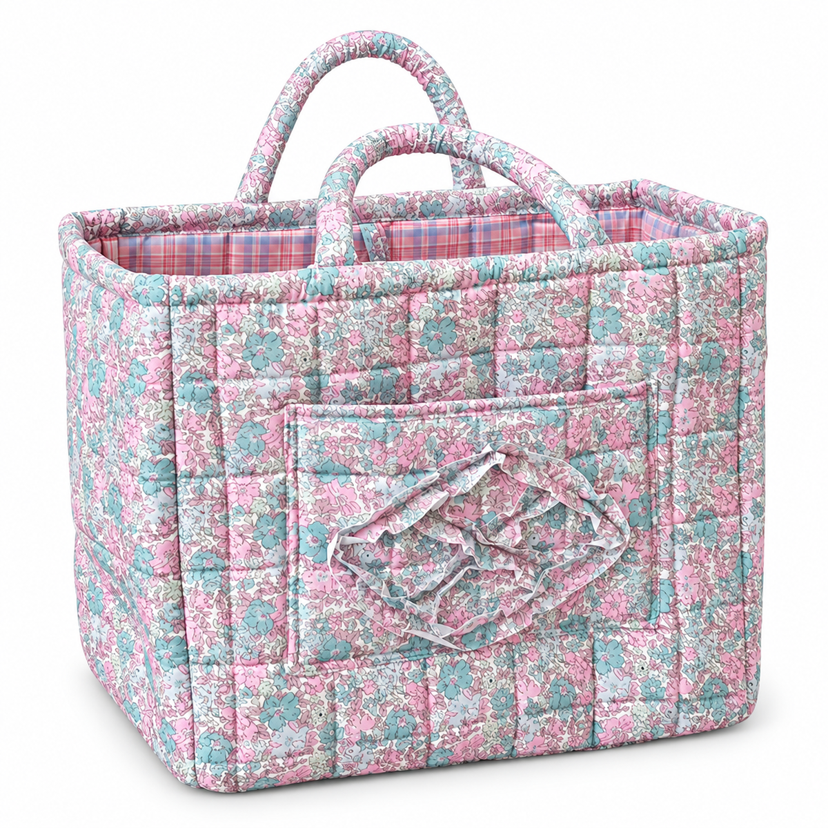 Borsa Maternità Floreale Trapuntata