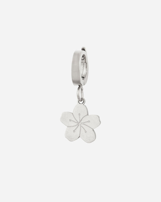 CHARM Tropical Flower - Silver