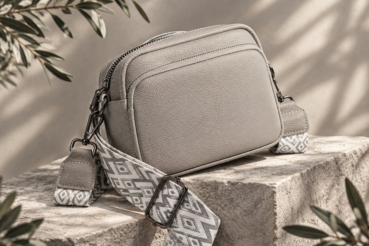 Borsa a tracolla Grigio - Vouzze