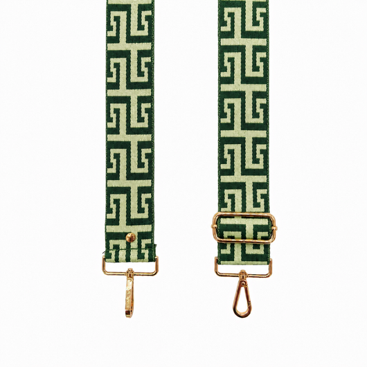 Greek Key Bag Strap