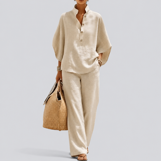 Linen Cotton Two-Piece Set