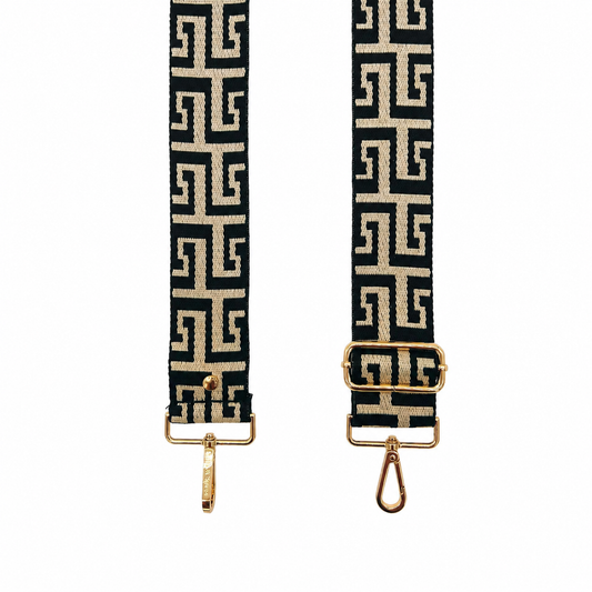 Greek Key Bag Strap
