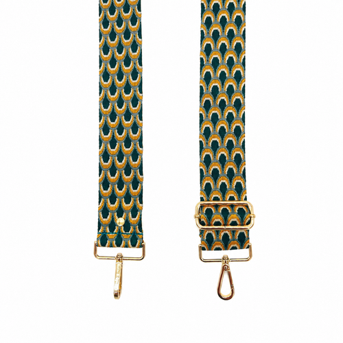 Teal Peacock Strap