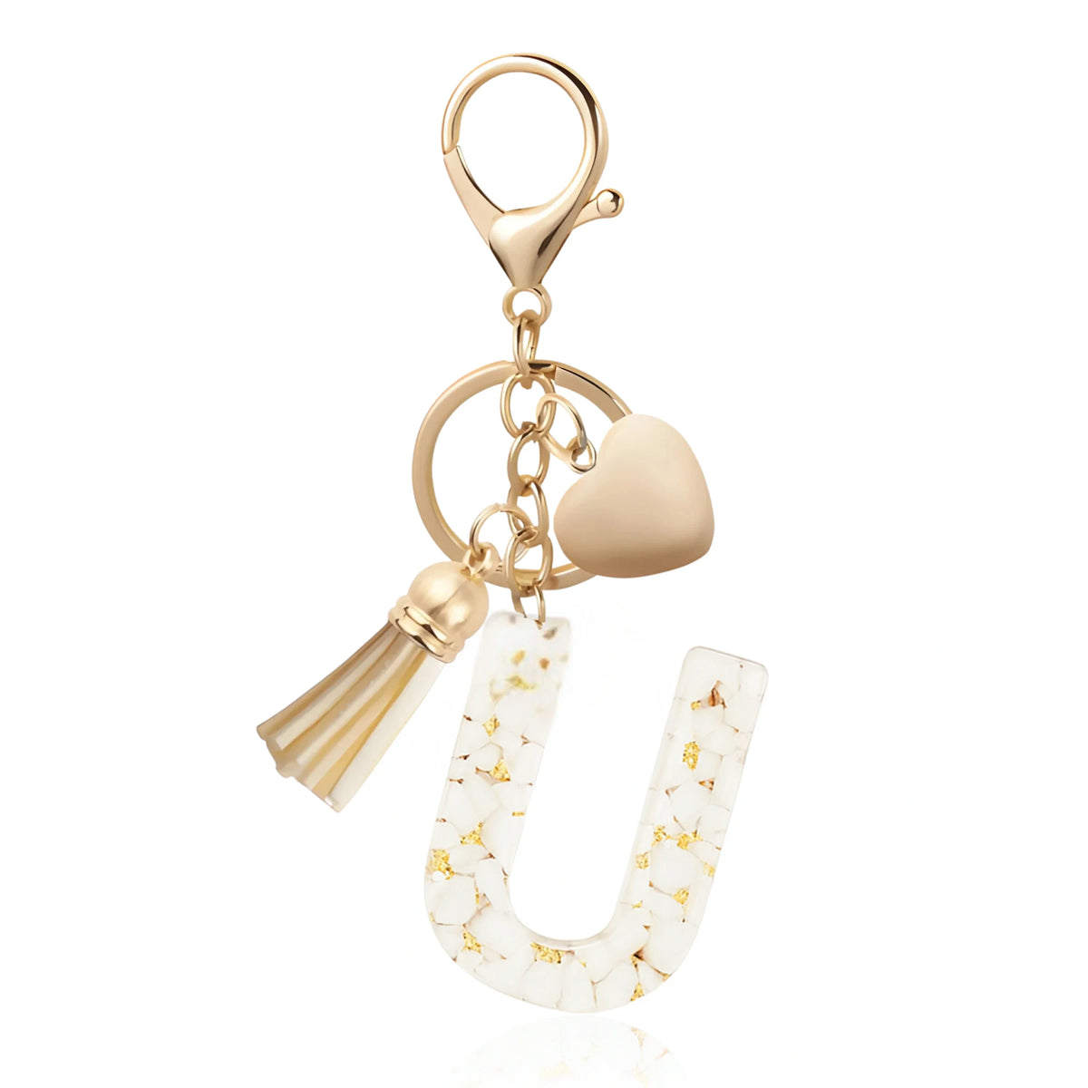 Iniziale dorata - Charm per borsa