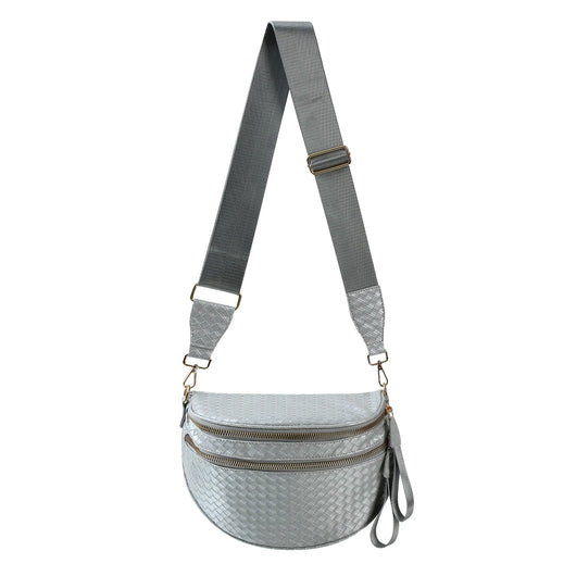 GoFree - Woven Leather Bum Bag