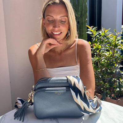 Noa Crossbody Bag - Shadow Blue