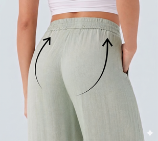Flattering Back Drape