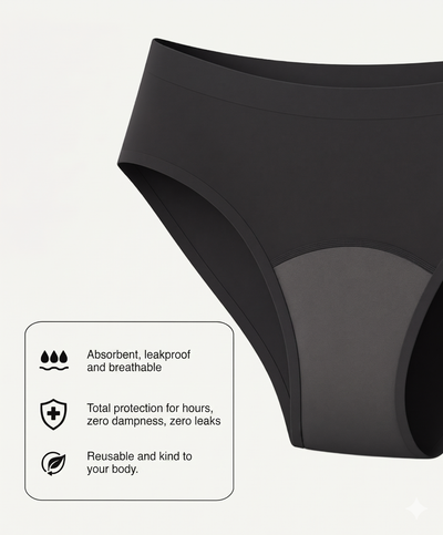 Vouzze™ Seamless Invisible Period Knickers - Duo Pack
