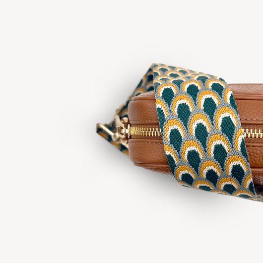 Teal Peacock Strap