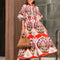Dress Phoebe Print Red