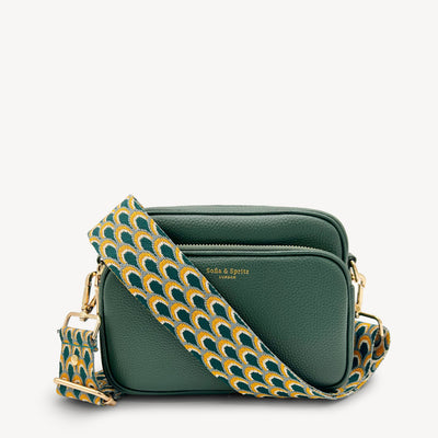 Teal Peacock Strap