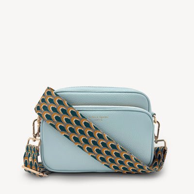 Teal Peacock Strap