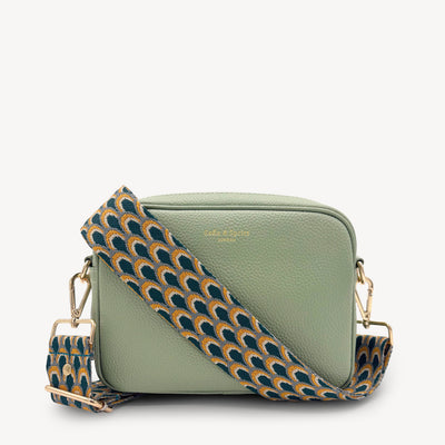Teal Peacock Strap