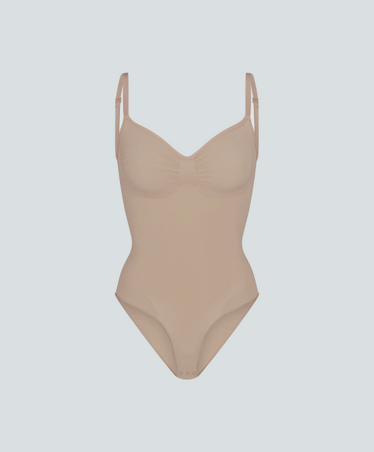 The Vouzze™ Sculpting Bodysuit - Soft Beige