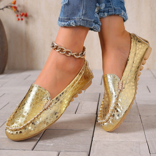 Buckle Detail Loafers