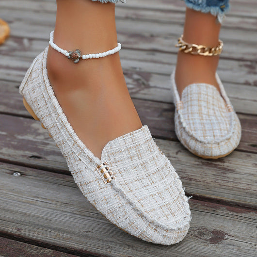 Buckle Detail Loafers