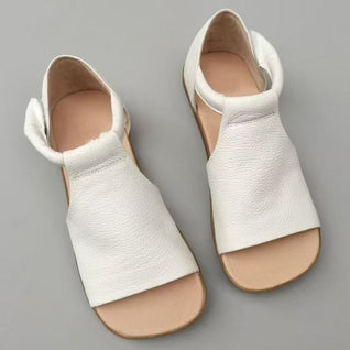 Pebbled Leather Sandals