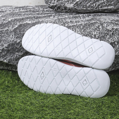 Distressed Canvas Loafers