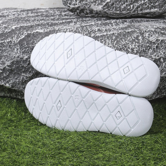 Distressed Canvas Loafers