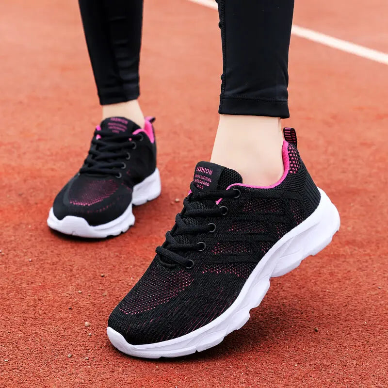 Sneakers Donna Leggere in Mesh Traspirante per Camminare